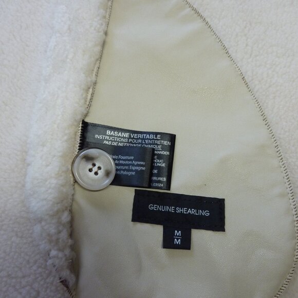 HiSO Gyro Reversible Genuine Shearling & Leather Coat - Picture 15 of 16